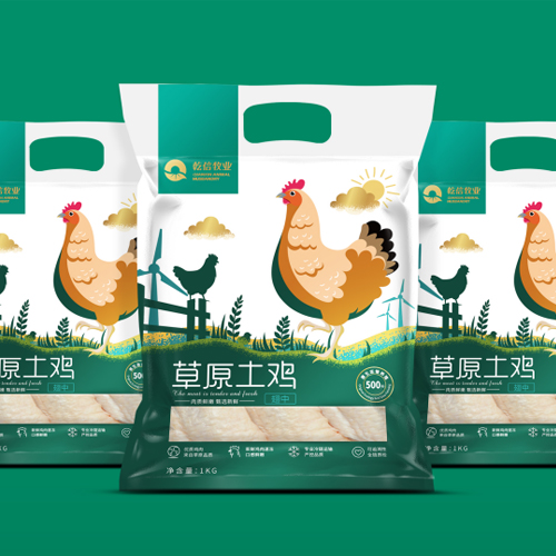 乾信牧業(yè)雞肉系列包裝設(shè)計